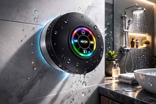 🌟 LED Light Show Portable Bluetooth Speaker 🎶💧✨